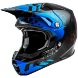 Fly Racing Formula CC Tektonic Helmet Black/Blue/Red