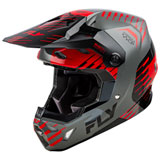 Fly Racing Formula CP Slice Helmet Grey/Red/Black