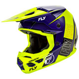 Fly Racing Kinetic Rally Helmet Hi-Vis/Blue/Black