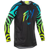 Fly Racing Evolution DST Zen Jersey Black/Blue/Hi-Vis