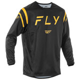 Fly Racing Kinetic Center Jersey Black/Gold