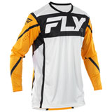 Fly Racing Lite Jersey White/Black/Mustard
