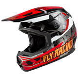 Fly Racing Youth Kinetic Scorched Helmet Red/Black/White
