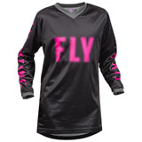 Fly Racing Youth F-16 Jersey 2023 Black/Pink