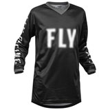 Fly Racing Youth F-16 Jersey 2023 Black/White