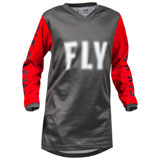 Fly Racing Youth F-16 Jersey 2023 Grey/Red