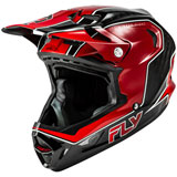 Fly Racing Werx-R Carbon Flow Helmet Black/Red