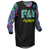 Fly Racing Youth Kinetic Mutant Jersey Black/Multi