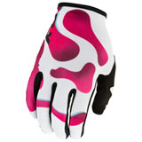 Fly Racing Lite Vibe Gloves White/Pink/Blue