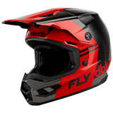 Fly Racing Kinetic DBK Helmet Black/Red/Grey