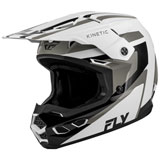 Fly Racing Kinetic Sync Helmet White/Black/Grey