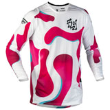 Fly Racing Lite Vibe Jersey White/Pink/Blue