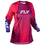 Fly Racing Women's F-16 Lift Jersey Pink/Purple/White