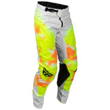 Fly Racing Kinetic Blur Pant White/Hi-Vis/Orange