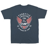 FMF In Power We Trust T-Shirt Slate Blue