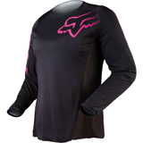 Fox Racing Girl's Youth Blackout Jersey Black/Pink