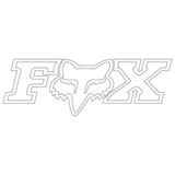 Fox Racing FheadX TDC Sticker White
