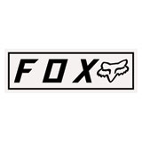 Fox Racing Bumper Sticker White