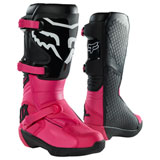 Fox Racing Women's Comp Boots 2023 Black/Pink
