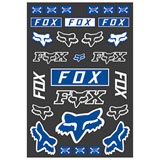 Fox Racing Legacy Track Pack Sticker Sheet Blue