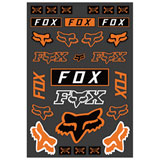 Fox Racing Legacy Track Pack Sticker Sheet Orange