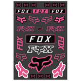 Fox Racing Legacy Track Pack Sticker Sheet Pink