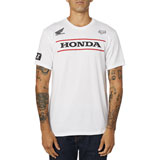 Fox Racing Honda T-Shirt Optic White