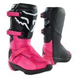 Fox Racing Youth Comp Boots Black/Pink