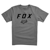 Fox Racing Youth Legacy Moth T-Shirt Heather Graphite