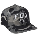 Fox Racing Bnkr Flex Fit Hat Black Camo