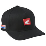 Fox Racing Honda Wing Flex Fit Hat Black