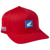 Fox Racing Honda Wing Flex Fit Hat Flame Red