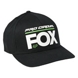 Fox Racing Pro Circuit Flex Fit Hat Black