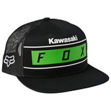 Fox Racing Kawasaki Stripes Snapback Hat Black