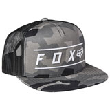 Fox Racing Pinnacle Snapback Hat Black Camo