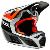 Fox Racing V3 RS Dvide MIPS Helmet Black/White/Orange