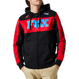 Fox Racing Honda Zip-Up Hooded Sweatshirt Black/Red