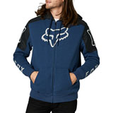 Fox Racing Paydirt Sasquatch Zip-Up Hooded Sweatshirt Dark Indigo
