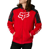 Fox Racing Paydirt Sasquatch Zip-Up Hooded Sweatshirt Flame Red
