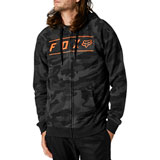 Fox Racing Pinnacle Camo Zip-Up Hooded Sweatshirt Black Camo