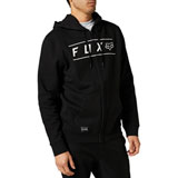 Fox Racing Pinnacle Zip-Up Hooded Sweatshirt Black