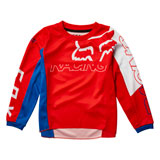 Fox Racing Kids 180 Skew Jersey White/Red/Blue