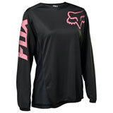 Fox Racing Women's Blackout Jersey 2023 Black/Pink