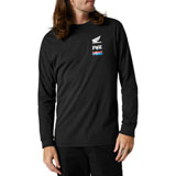 Fox Racing Honda Wing Long Sleeve T-Shirt Black