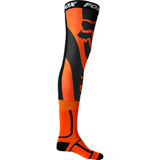 Fox Racing Mirer Knee Brace Socks Fluorescent Orange