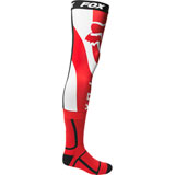 Fox Racing Mirer Knee Brace Socks Fluorescent Red