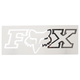 Fox Racing FheadX TDC Sticker Chrome