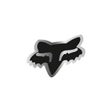 Fox Racing Foxhead Sticker  Chrome