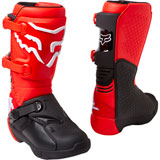 Fox Racing Youth Comp Boots Flo Red