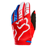 Fox Racing Youth 180 Skew Gloves White/Red/Blue